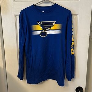 Fanatics Men’s Medium St. Louis Blues Long Sleeved T-shirt